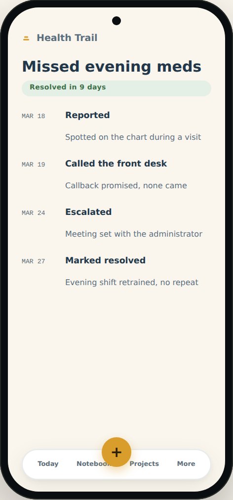 One incident followed from report to resolution in nine days